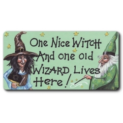 One Nice Witch And One Old Wizard śmieszny magnes